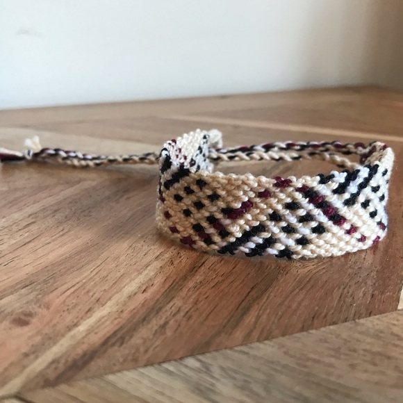 Handmade Plaid Friendship Bracelet - Picture 1 of 3